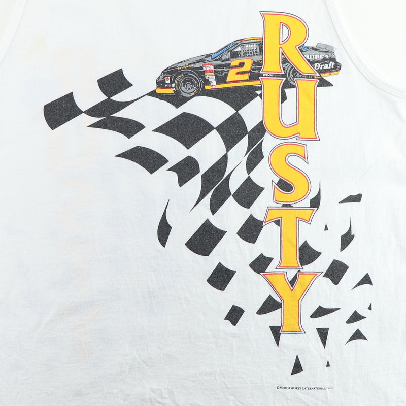 1990s Rusty Wallace Tank Top Shirt