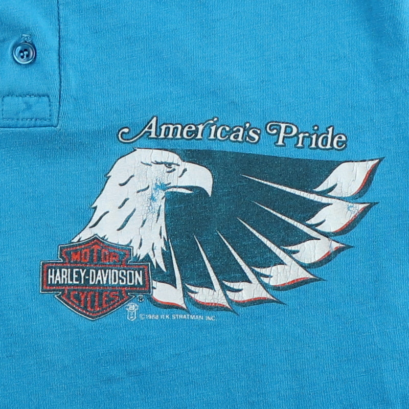 1980s Harley Davidson America's Pride Shirt