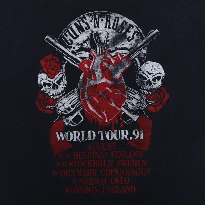 1991 Guns N Roses World Tour Shirt