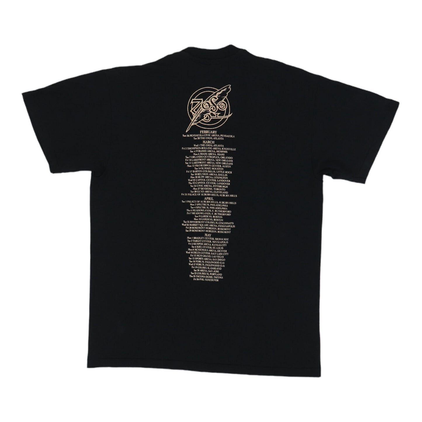 1995 Jimmy Page Robert Plant Zoso Tour Shirt