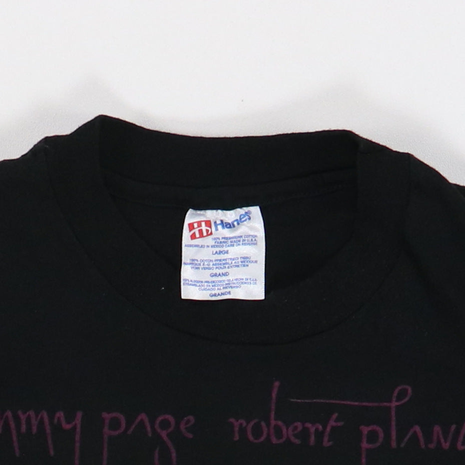 1995 Jimmy Page Robert Plant Zoso Tour Shirt