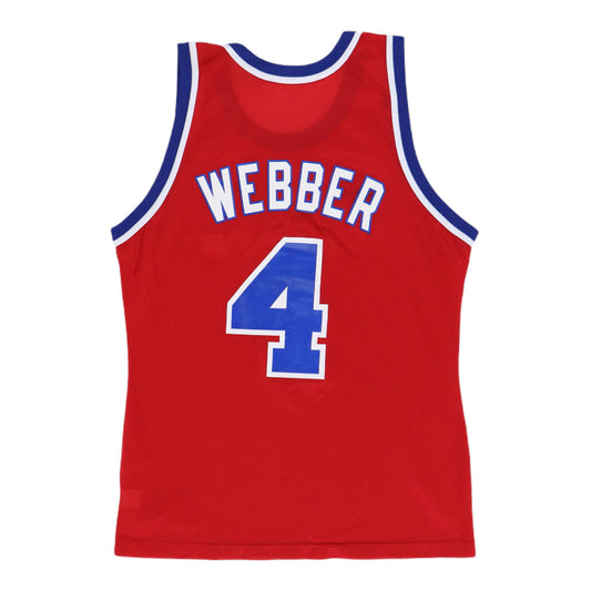1990s Chris Webber Washington Bullets NBA Basketball Jersey
