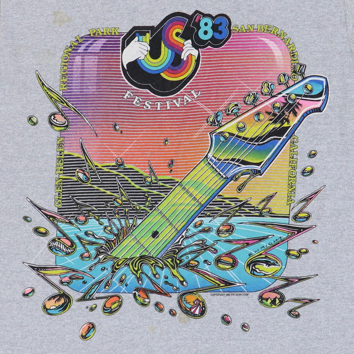 1983 Us Festival Concert Shirt