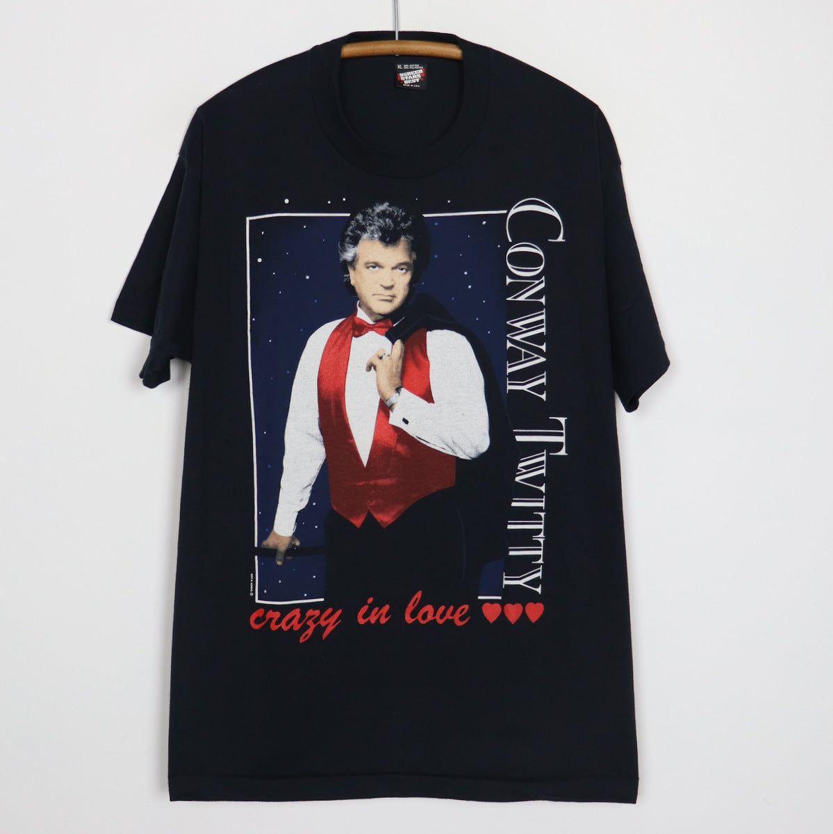1990 Conway Twitty Crazy In Love Shirt