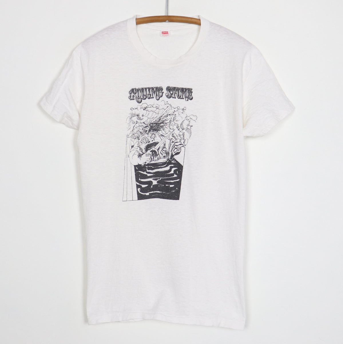1972 Rolling Stone Magazine Ralph Steadman Shirt WyCo Vintage