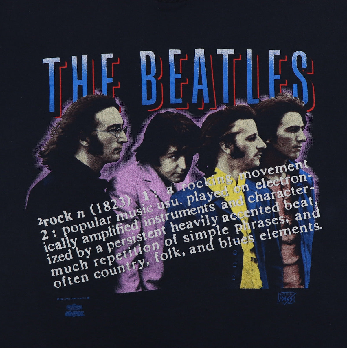 1991 The Beatles Rock Music Shirt