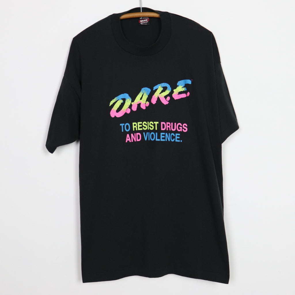 1980s Dare Drug Abuse Resistance Education Shirt WyCo Vintage