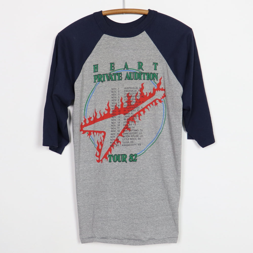 1982 Heart City's Burning Private Audition Tour Jersey Shirt