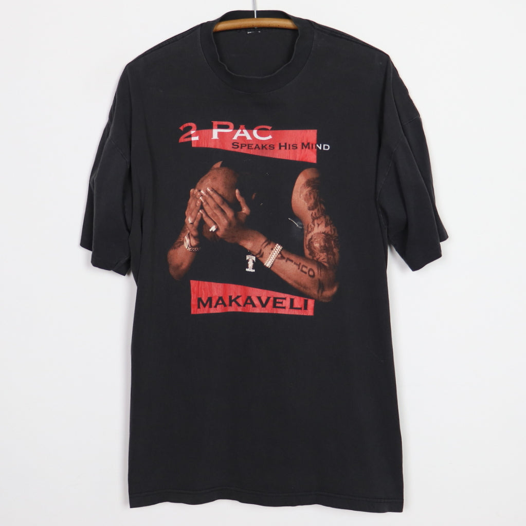 1990s 2Pac Speaks His Mind Makaveli Deathrow Records Shirt