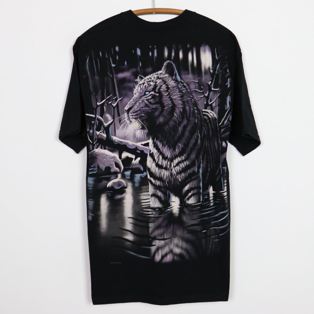 1998 Siberian Snow Tiger Liquid Blue Shirt