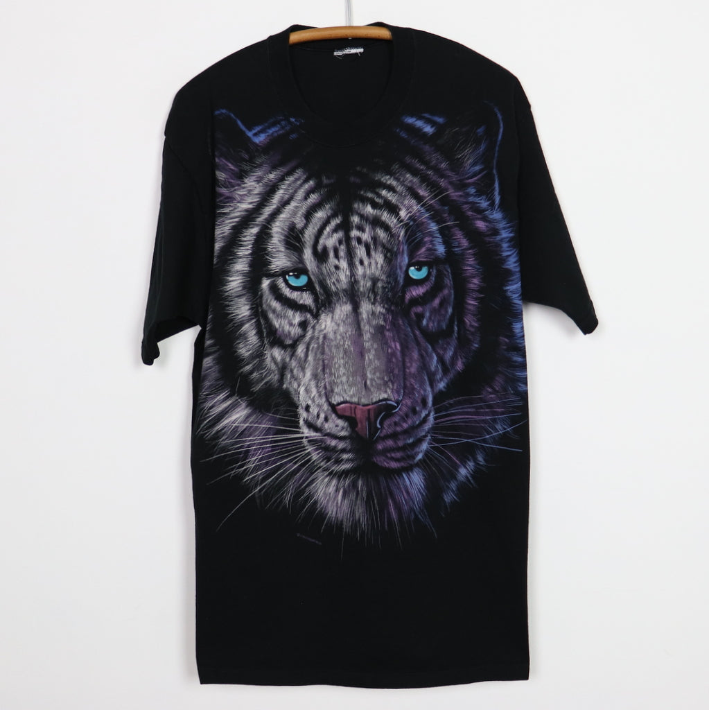 1998 Siberian Snow Tiger Liquid Blue Shirt