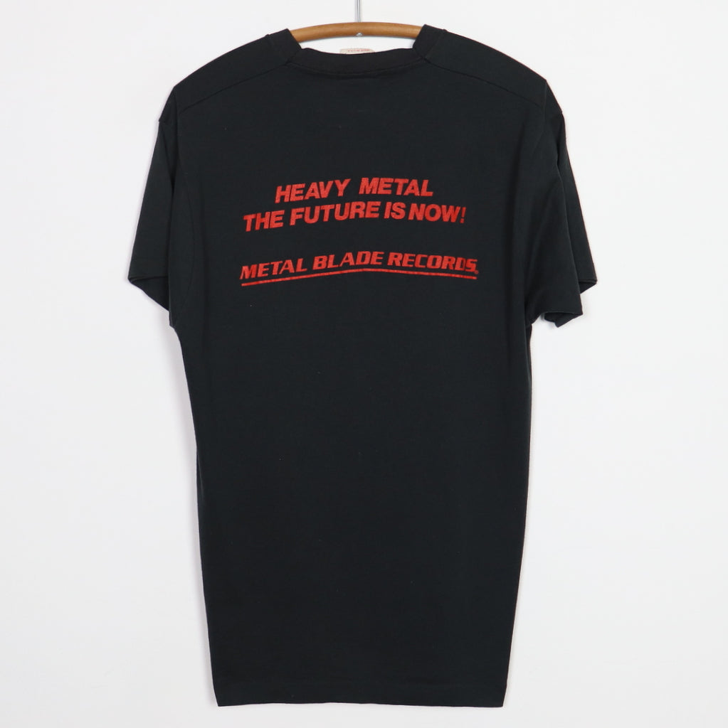 1980s Metal Blade Records The Future Is Now Heavy Metal Shirt