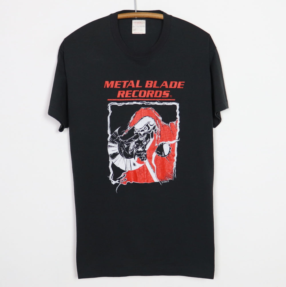 1980s Metal Blade Records The Future Is Now Heavy Metal Shirt
