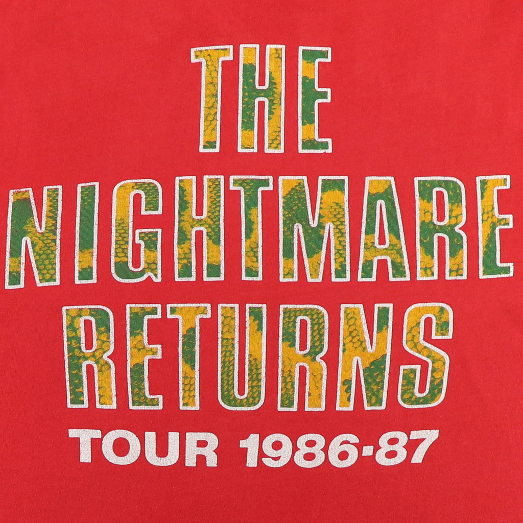 1986 Alice Cooper The Nightmare Returns Tour Shirt
