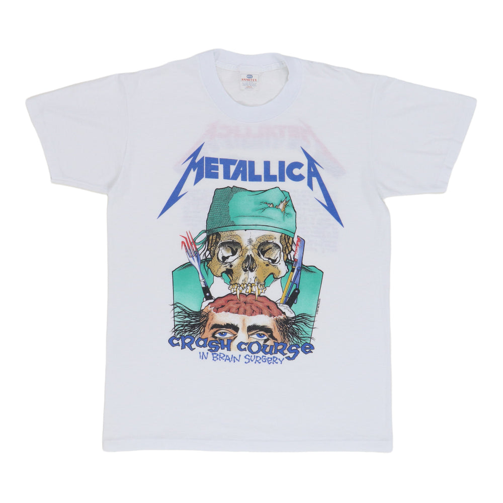 1987 Metallica Crash Course In Brain Surgery Shirt