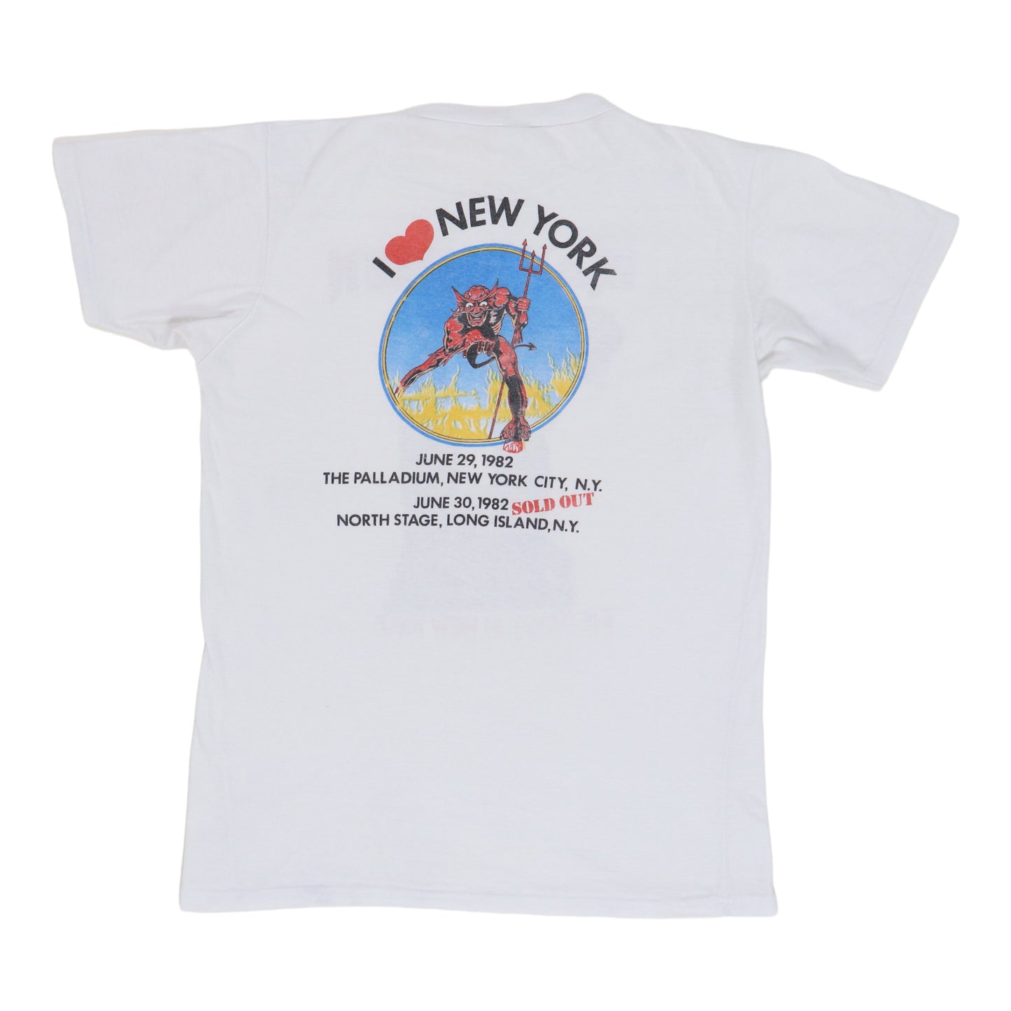 1982 Iron Maiden I Love New York Concert Shirt
