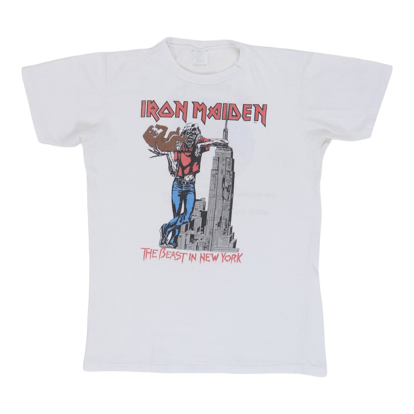 1982 Iron Maiden I Love New York Concert Shirt