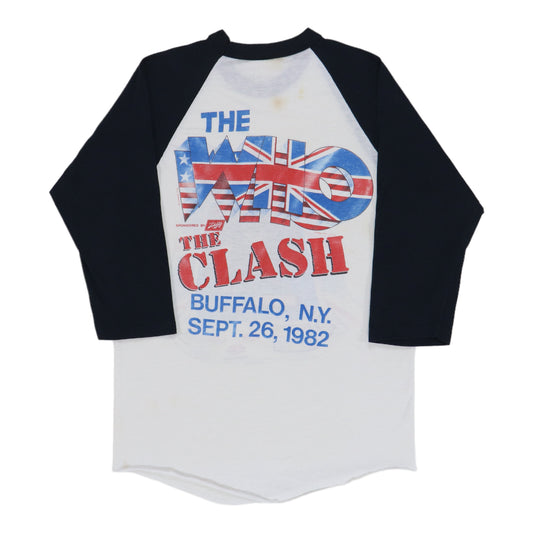 1982 The Who & The Clash Concert Jersey Shirt