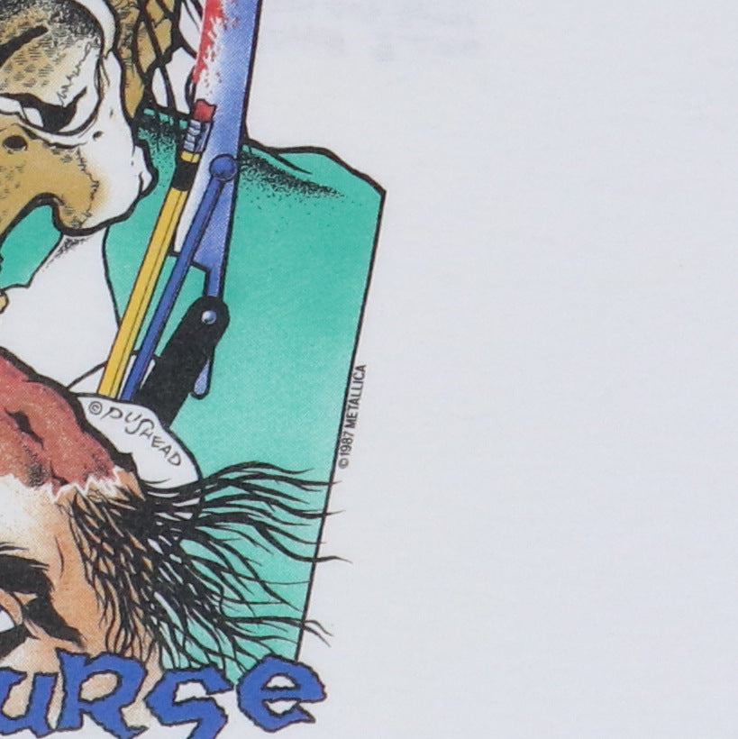 1987 Metallica Crash Course In Brain Surgery Shirt