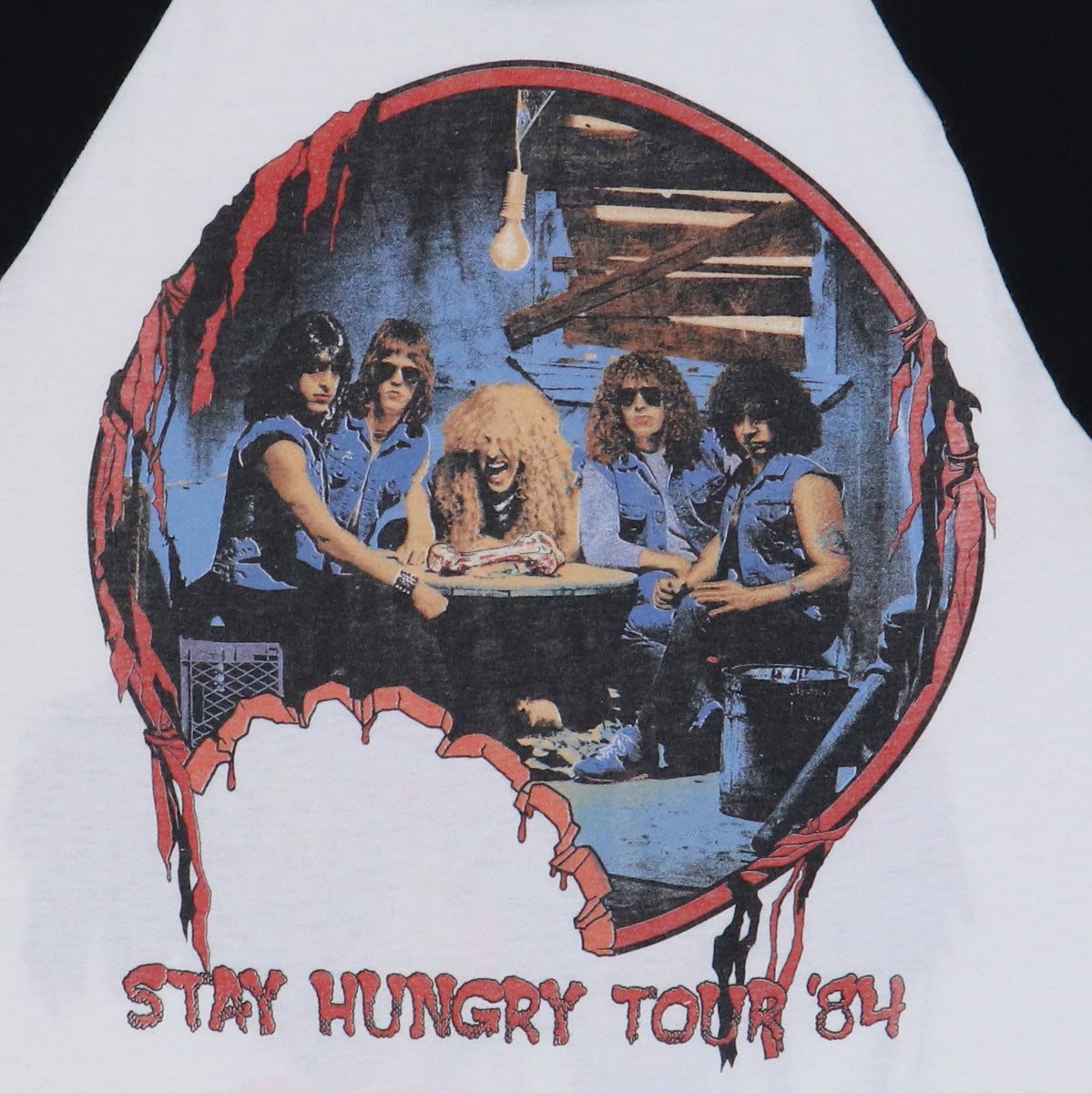 1984 Twisted Sister Stay Hungry Tour Jersey Shirt