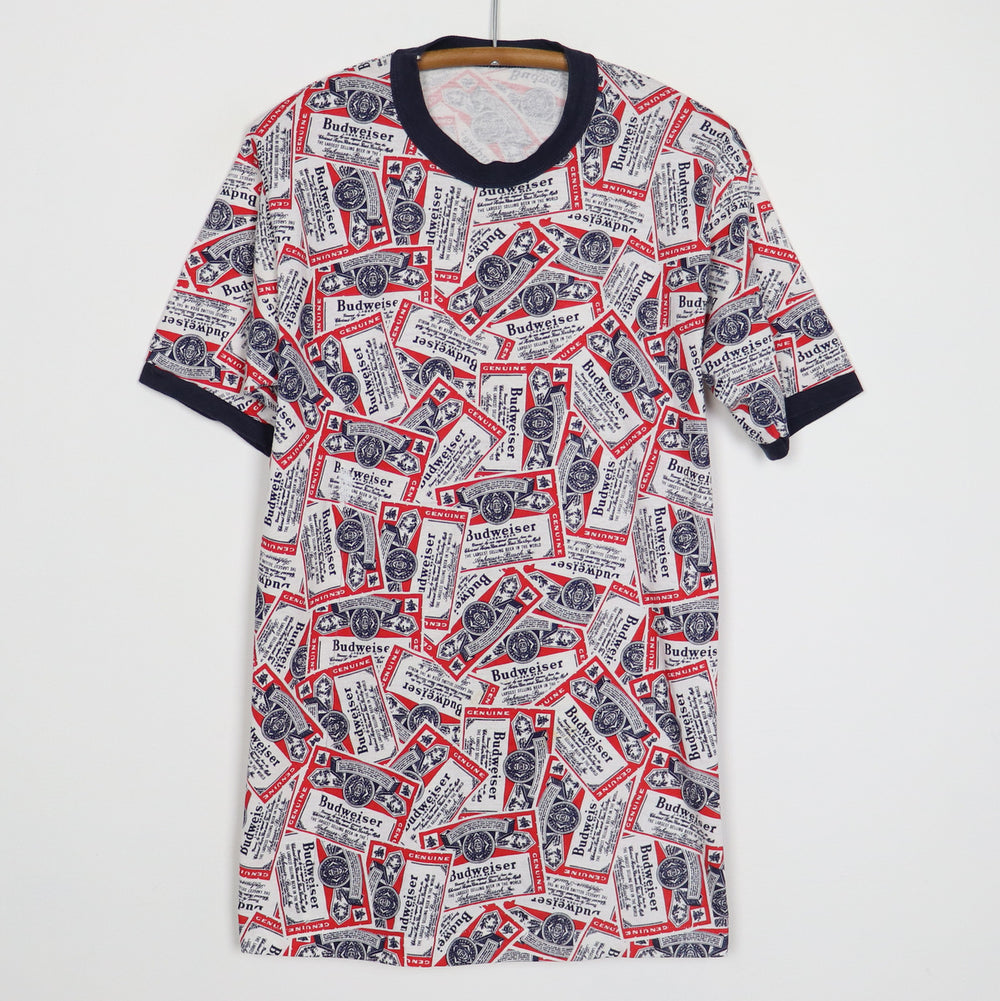 1970s Budweiser All Over Print Shirt