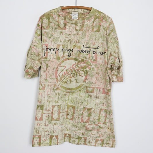 1995 Jimmy Page Robert Plant Zoso All Over Print Shirt