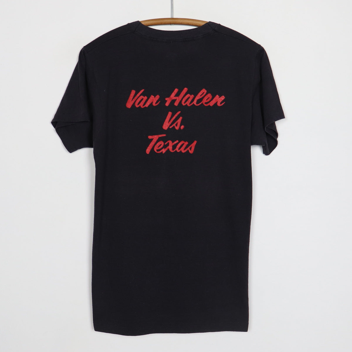 1982 Van Halen Vs Texas Crew Tour Shirt