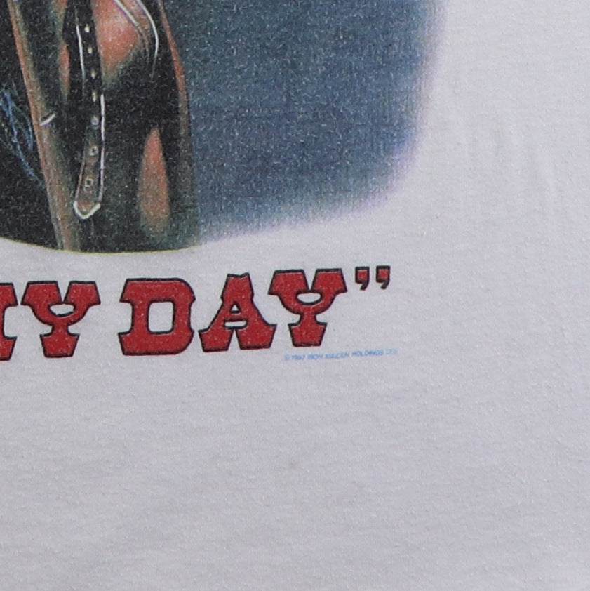 1987 Iron Maiden Stranger In A Strange Land Jersey Shirt