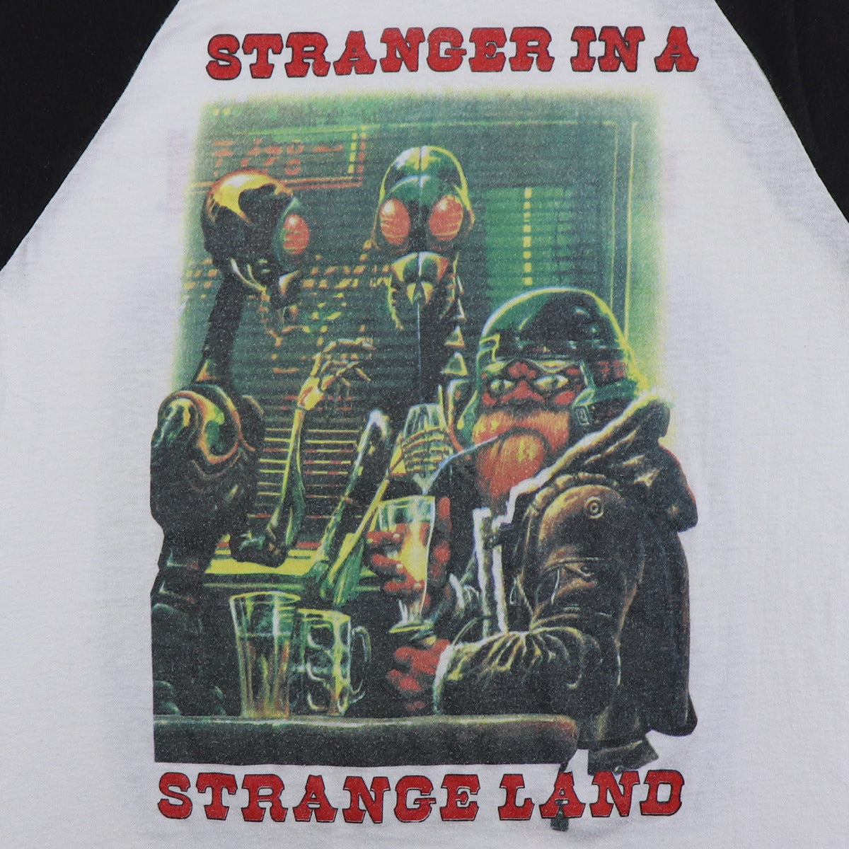 1987 Iron Maiden Stranger In A Strange Land Jersey Shirt