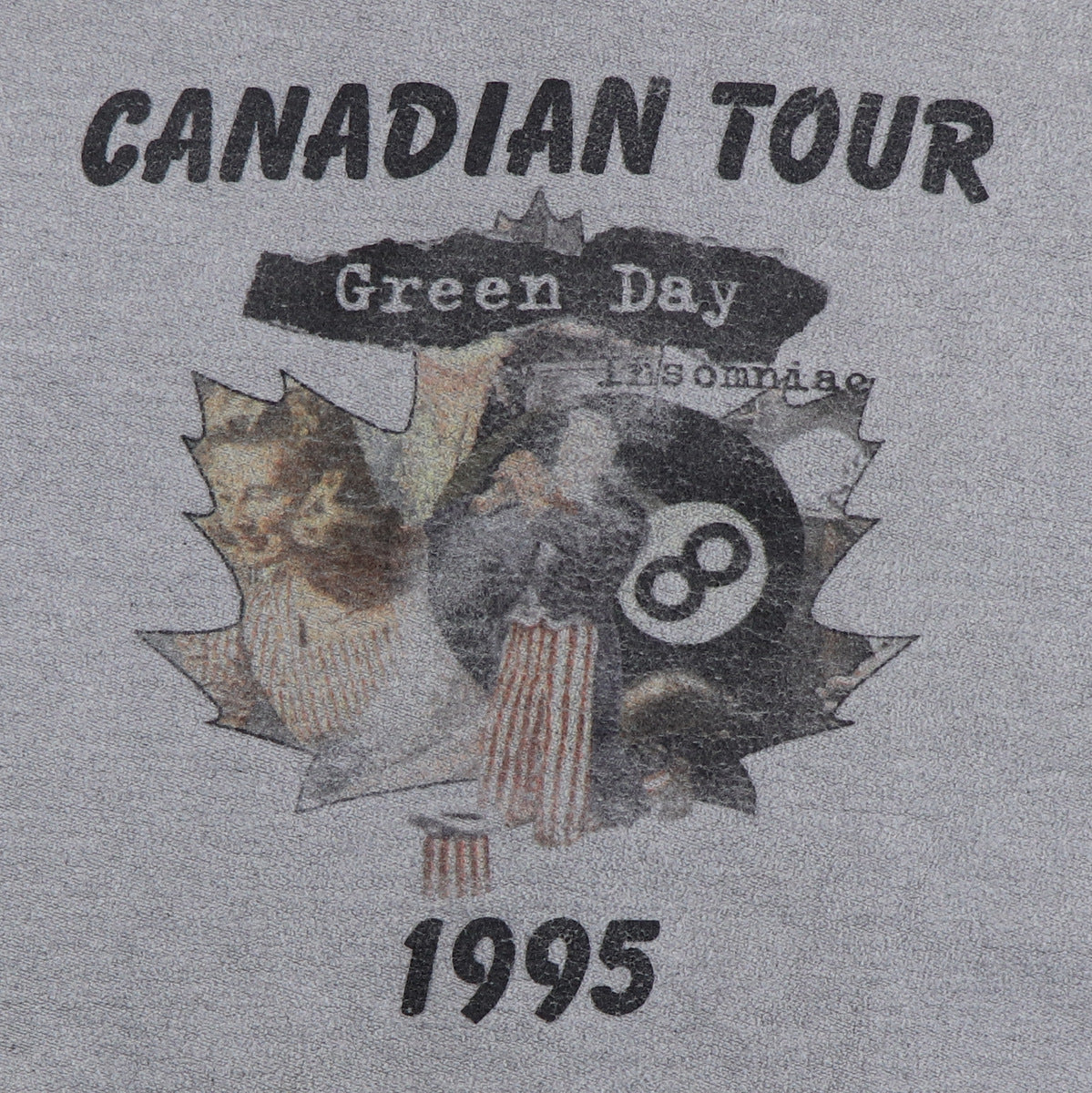 1995 Green Day Canadian Tour Crew Button Sweatshirt