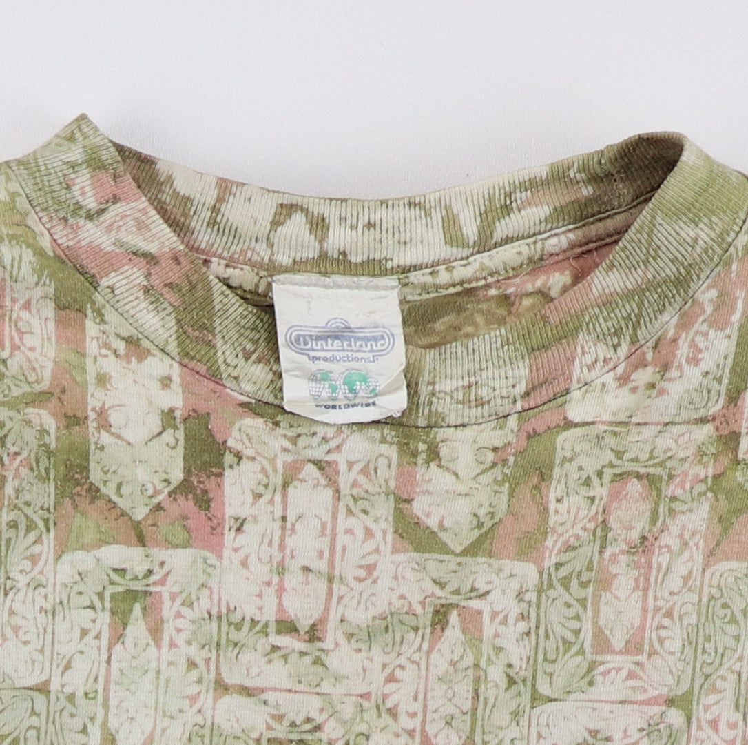 1995 Jimmy Page Robert Plant Zoso All Over Print Shirt