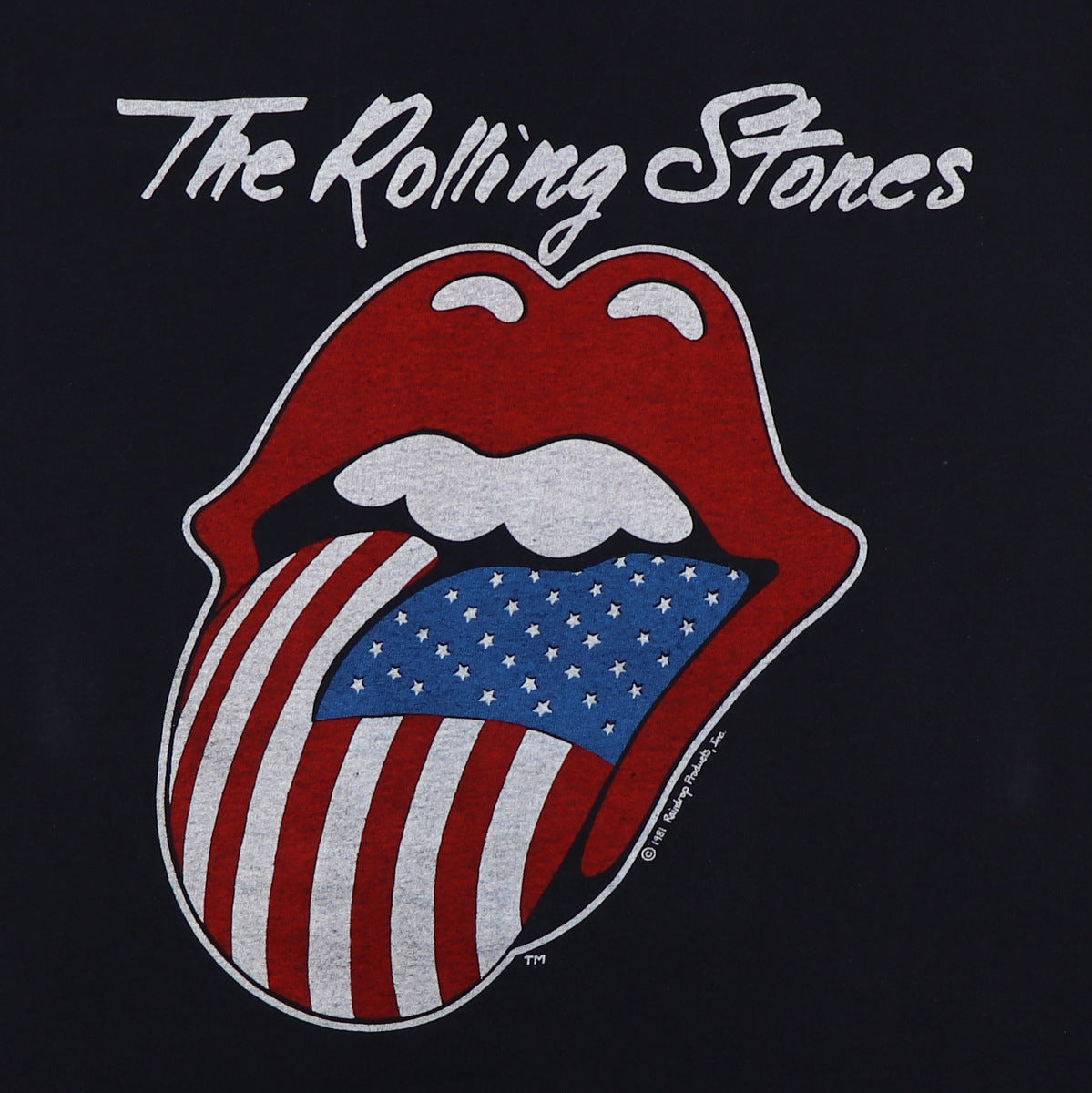 1981 Rolling Stones North American Tour Shirt