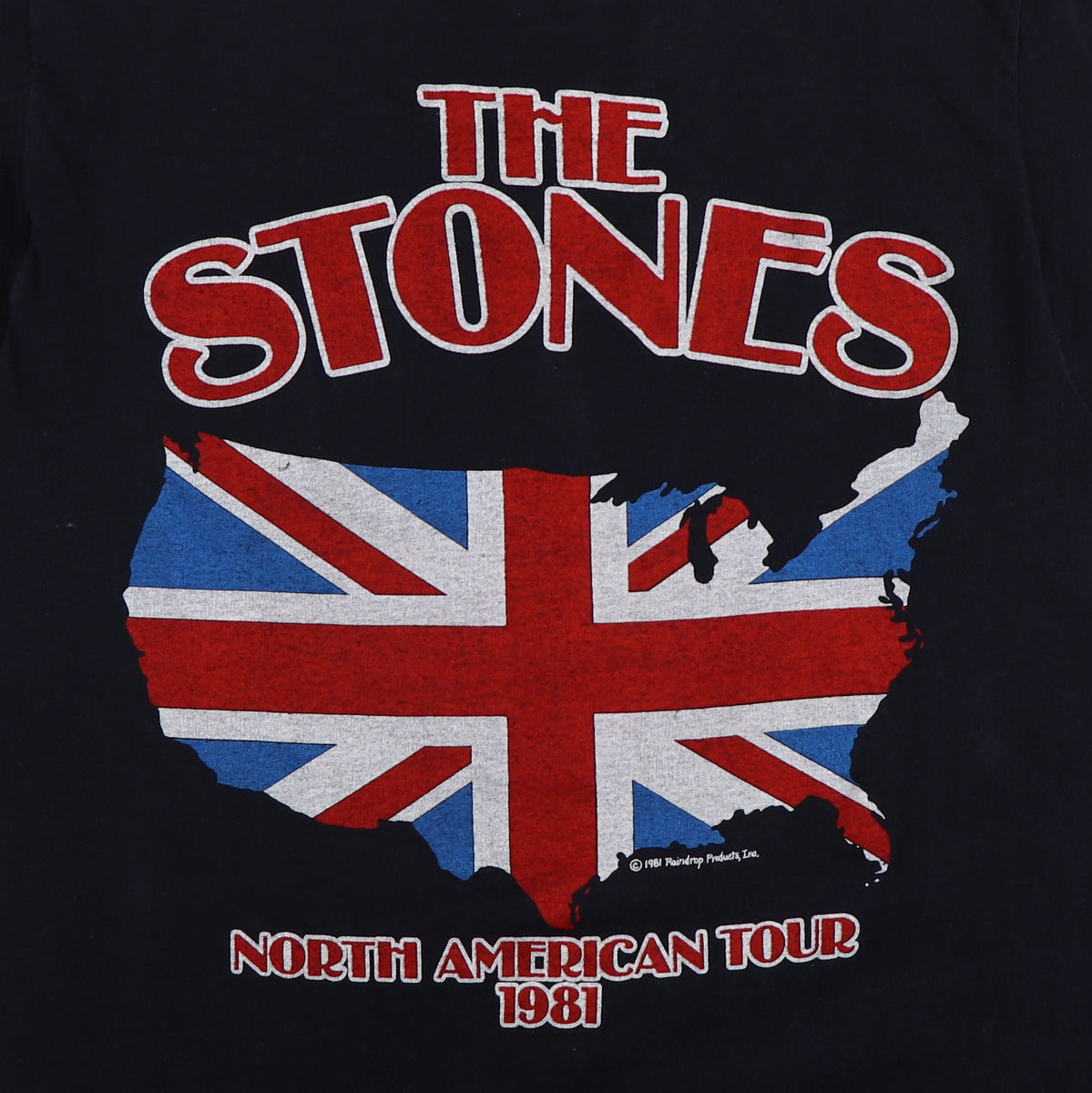 1981 Rolling Stones North American Tour Shirt