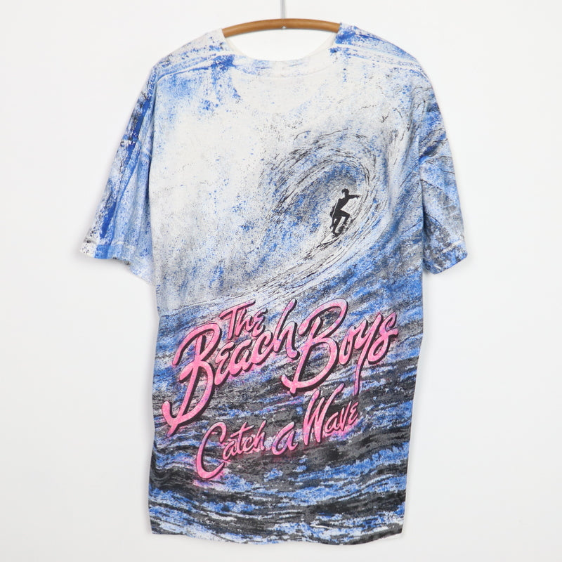1990 Beach Boys Catch A Wave All Over Print Shirt