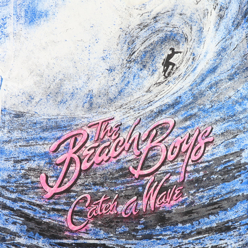 1990 Beach Boys Catch A Wave All Over Print Shirt