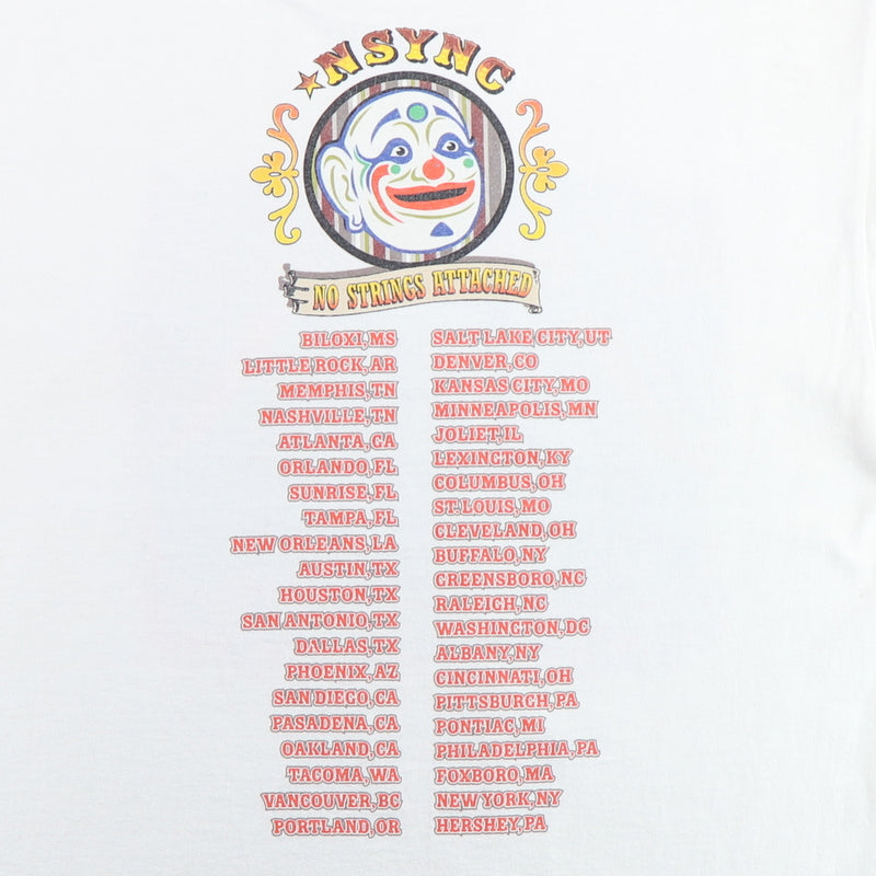 2000 N'Sync No Strings Attached Tour Shirt