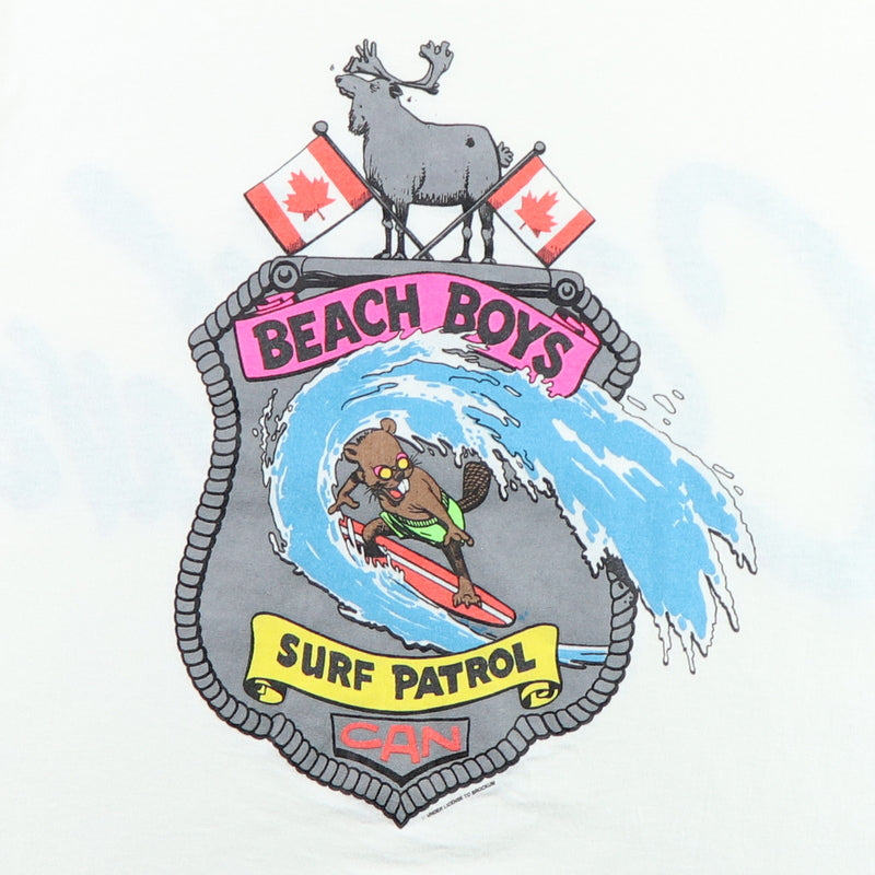 1990 Beach Boys Surf Patrol Canada Tour Shirt