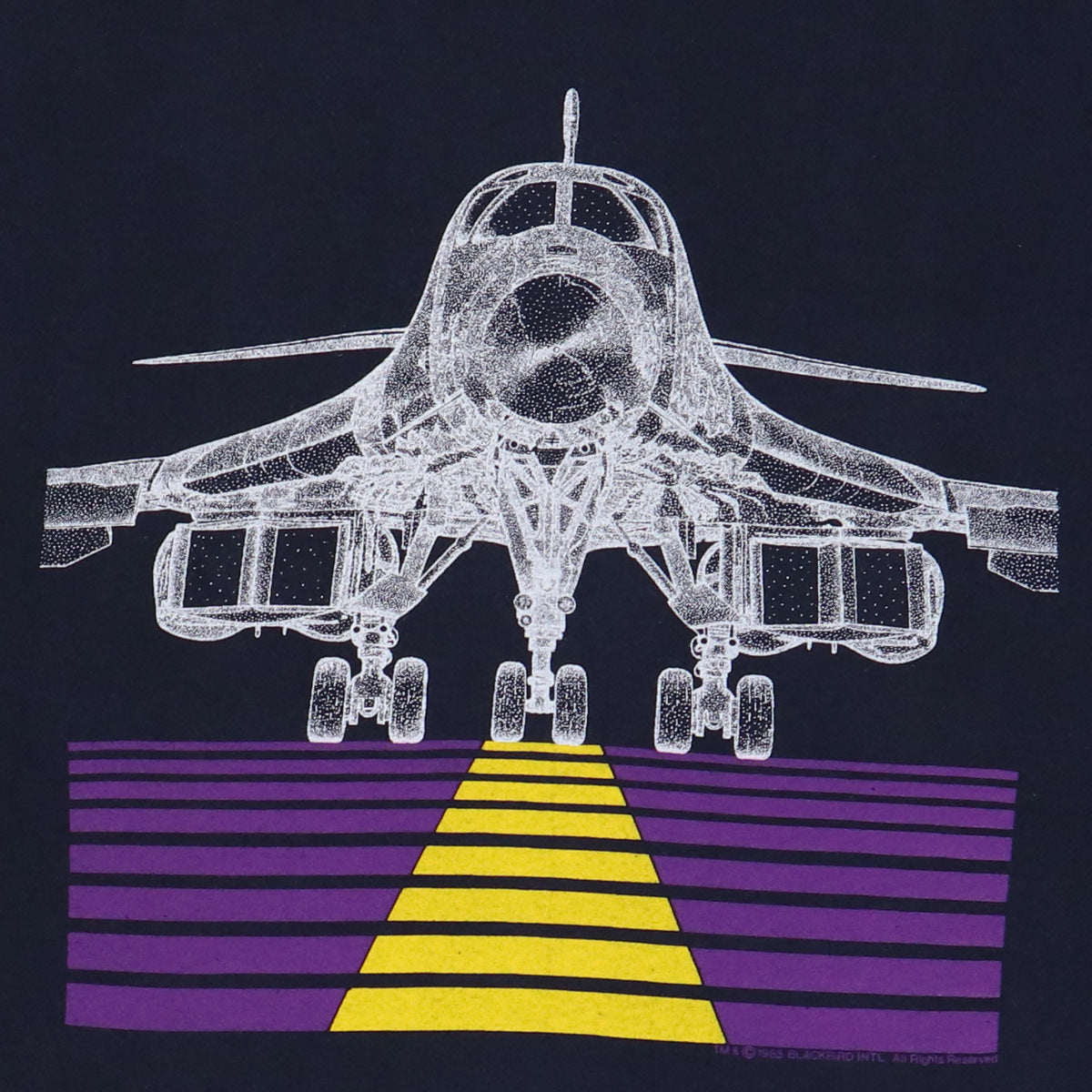 1985 B-1B Strategic Bomber Rockwell Lancer Shirt