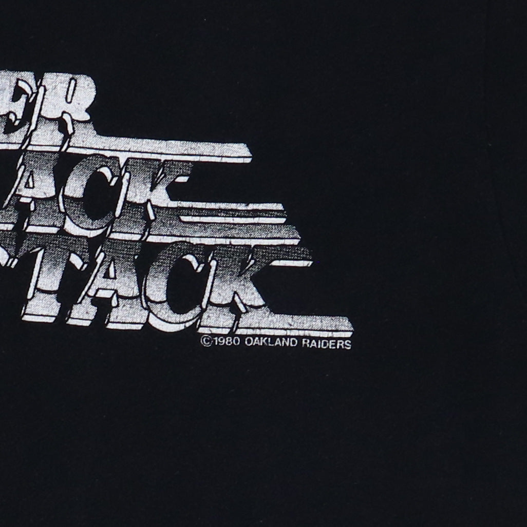 1980 Oakland Raiders Silver & Black Attack Shirt