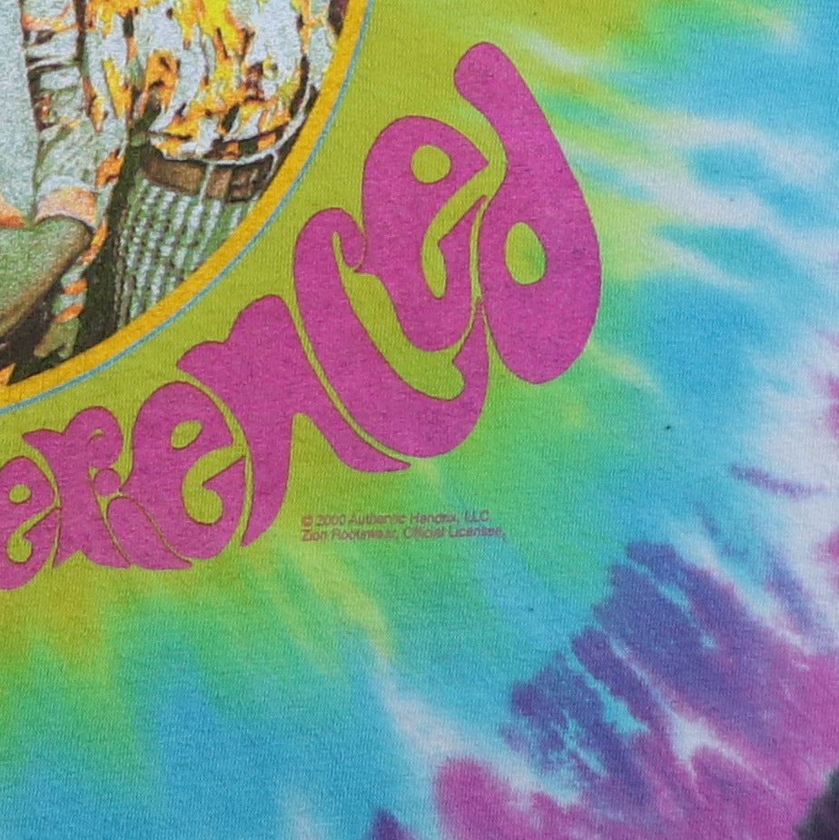 2000 Jimi Hendrix Experience Are You Experienced Tie Dye Shirt