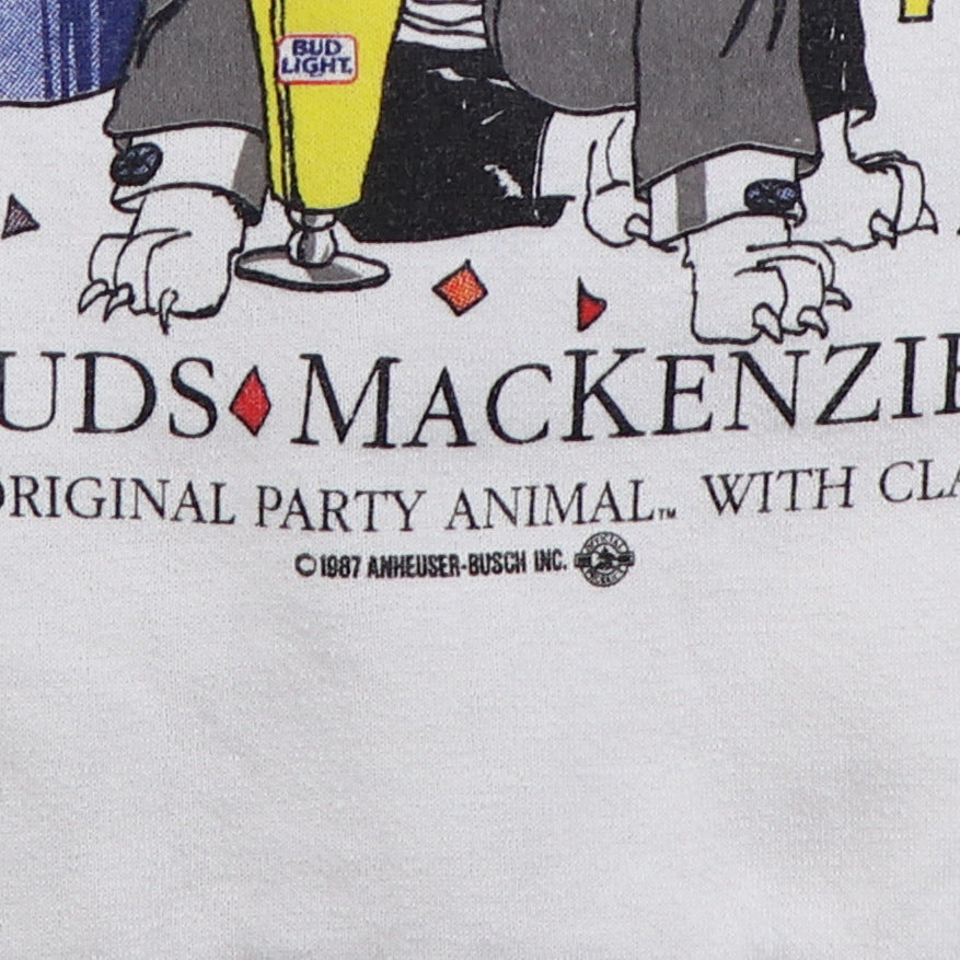 1987 Spuds MacKenzie Bud Light Party Animal Sweatshirt