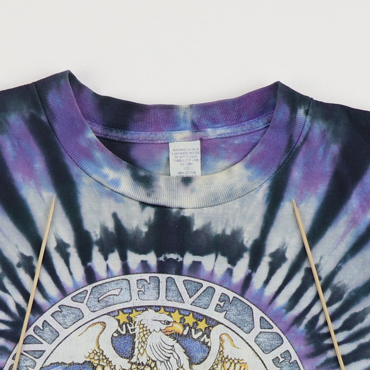 1990 Grateful Dead 25 Years Dead Tie Dye Shirt