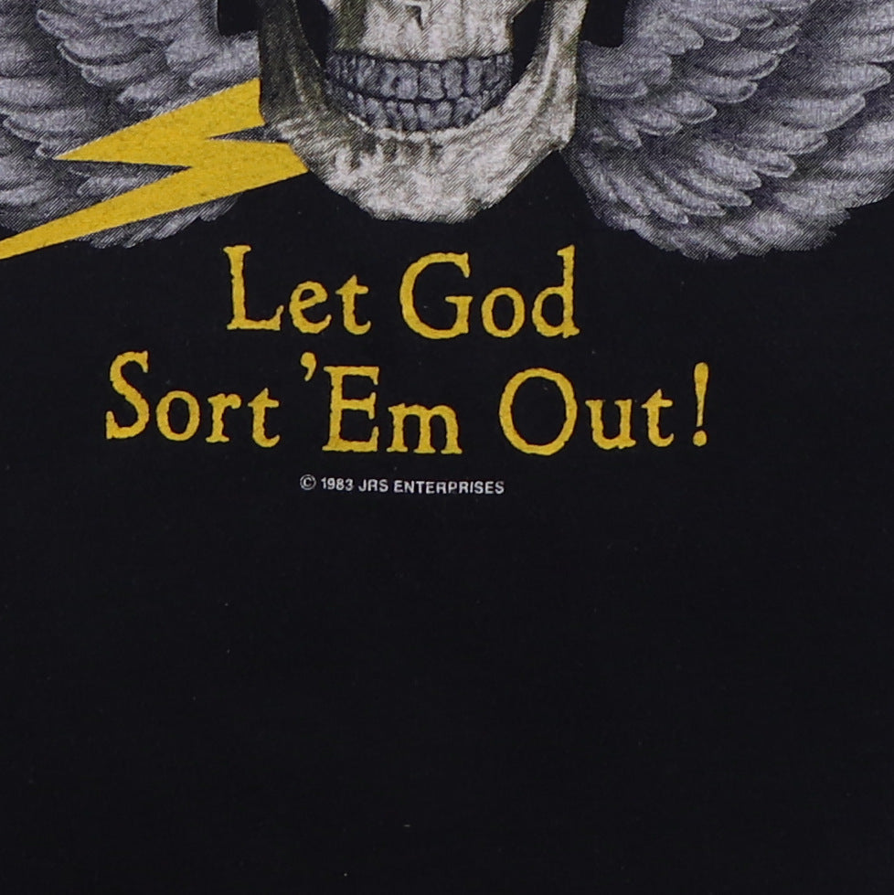 1983 Kill Em All Let God Sort Em Out Shirt