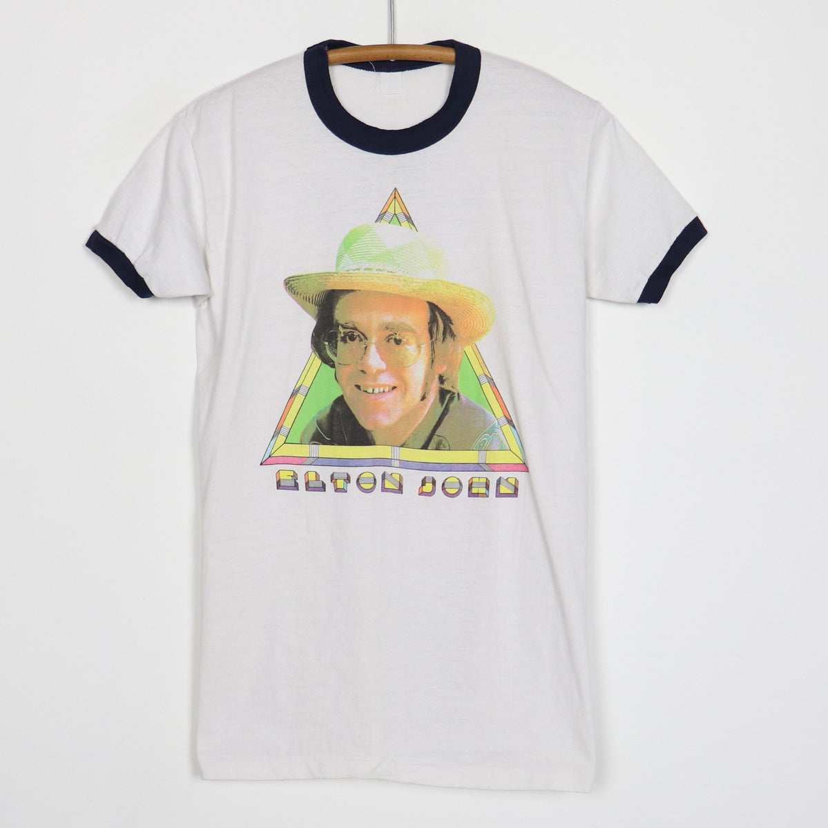 1975 Elton John Rock Of The Westies WZGC 93 FM Radio Promo Shirt