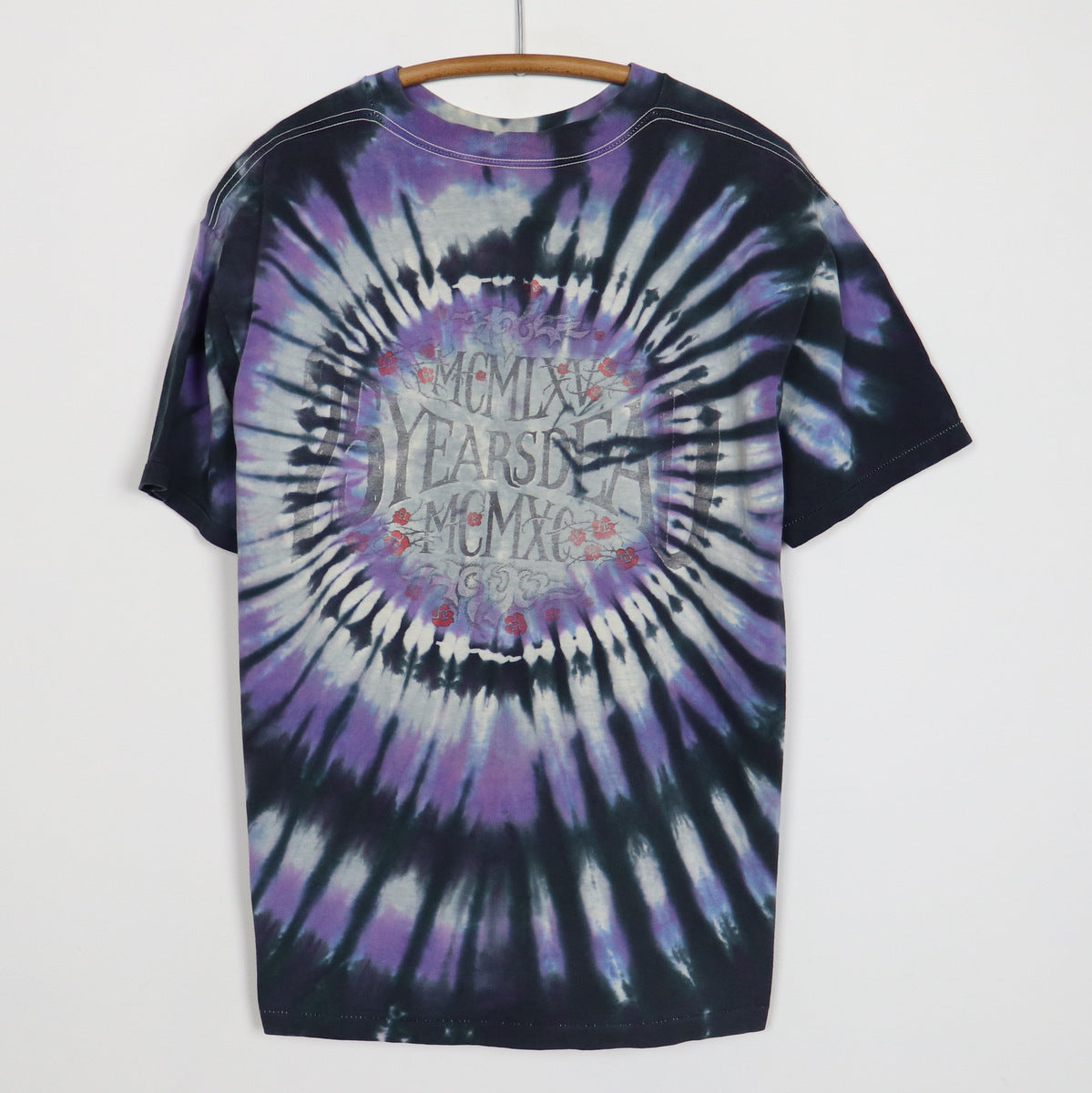 1990 Grateful Dead 25 Years Dead Tie Dye Shirt