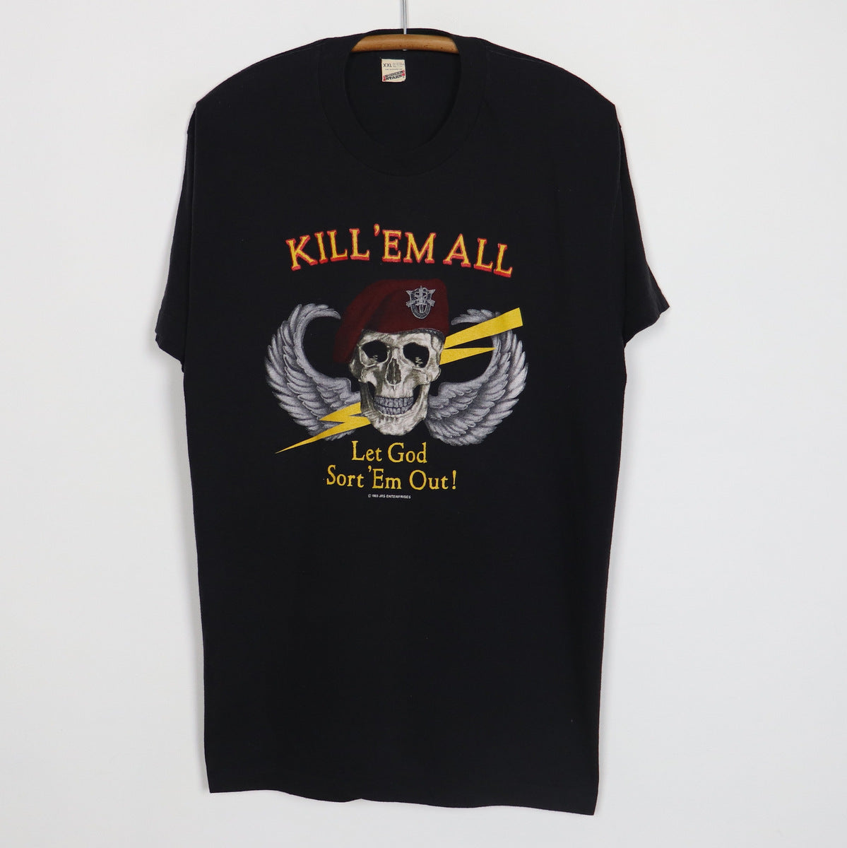1983 Kill Em All Let God Sort Em Out Shirt