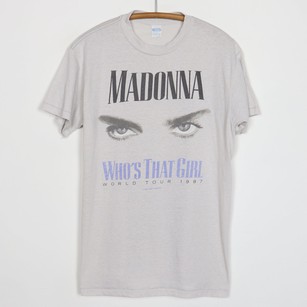 1987 Madonna Who's That Girl World Tour Shirt – WyCo Vintage