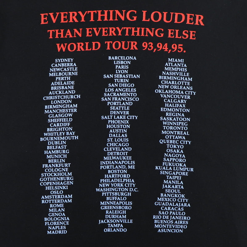 1993 Meat Loaf Everything Louder Than Everything Else World Tour Shirt