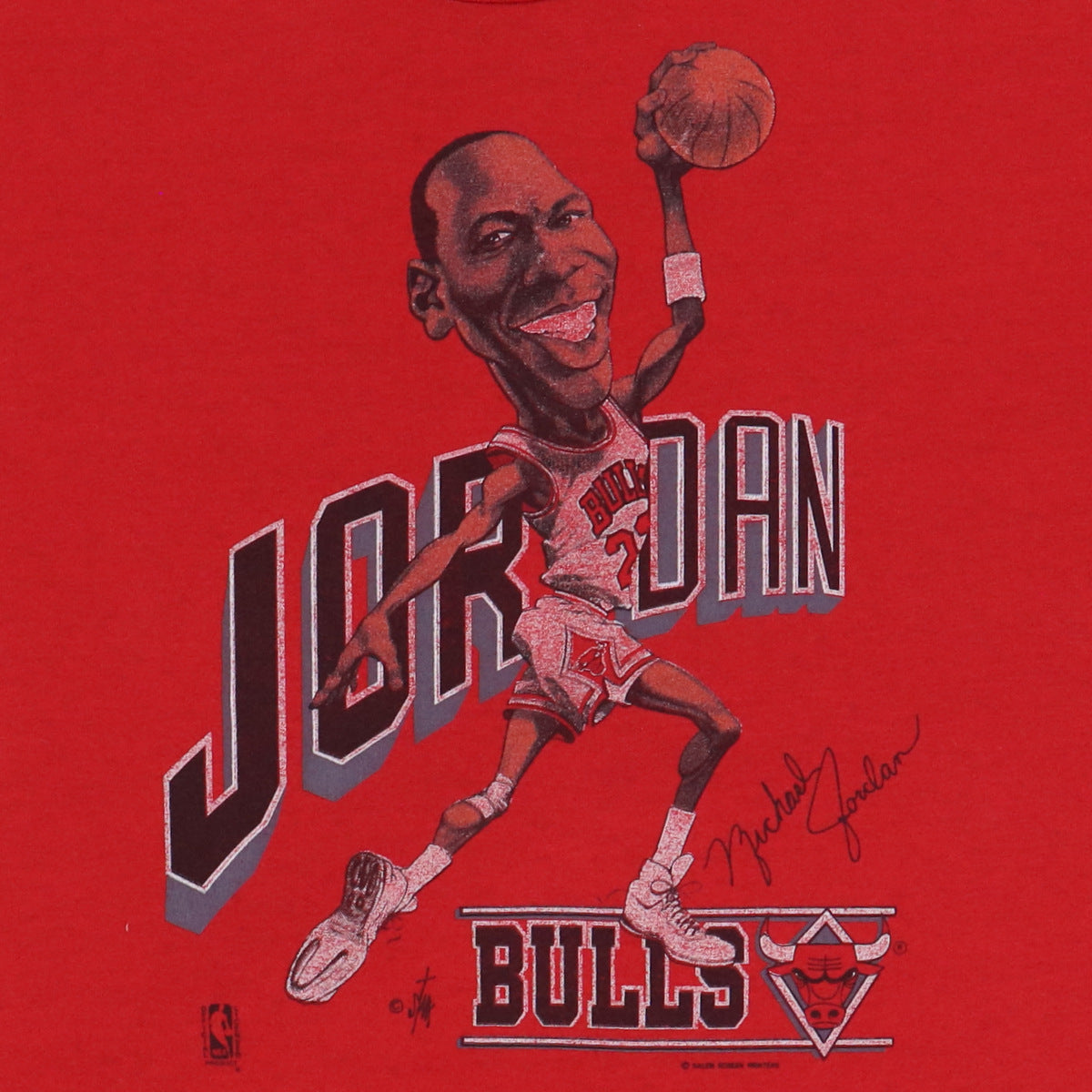 1990s Michael Jordan Chicago Bulls NBA Shirt