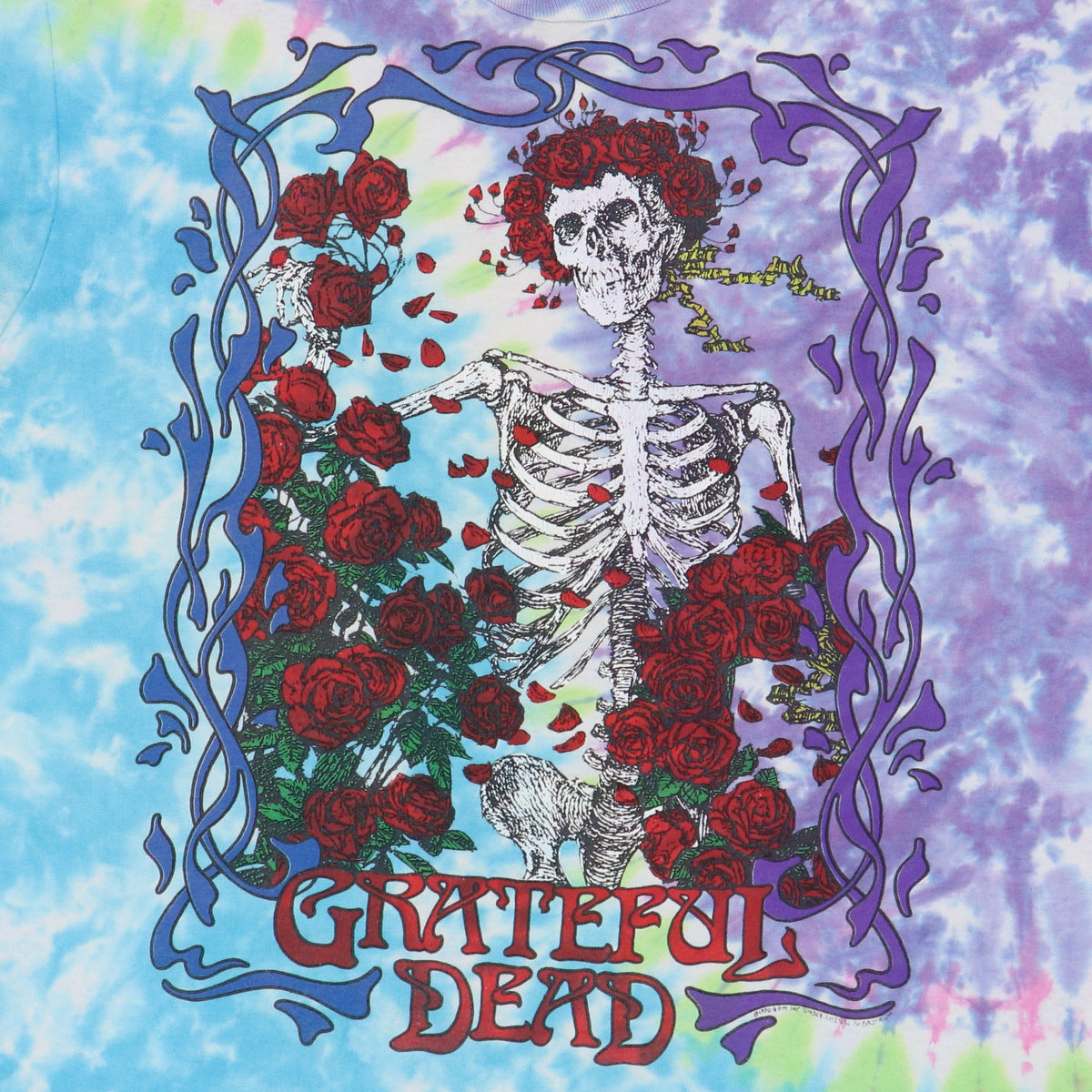 1990 Grateful Dead 25 Years Dead Tie Dye Shirt